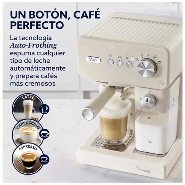 Cafetera Oster Express 15 Bares Blanco (EM6604WAR)