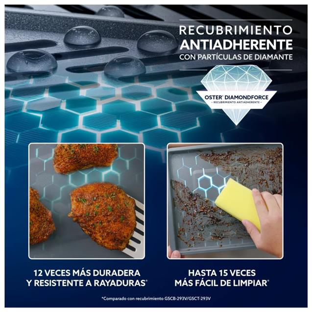Freidora Oster 11Lts S/Aceite Flex Negro (AF11M)
