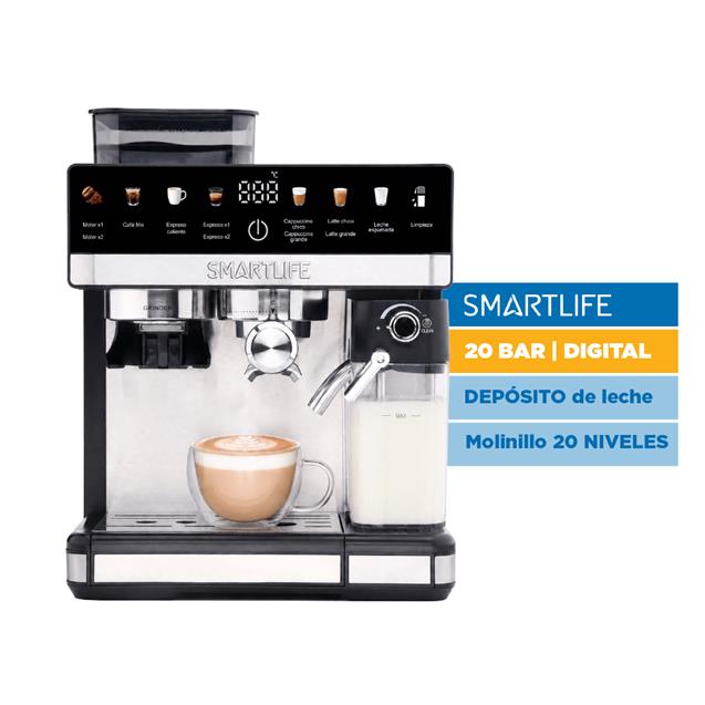 Cafetera Expresso SmartLife Digital Molinillo Lech (ECGDM5750)