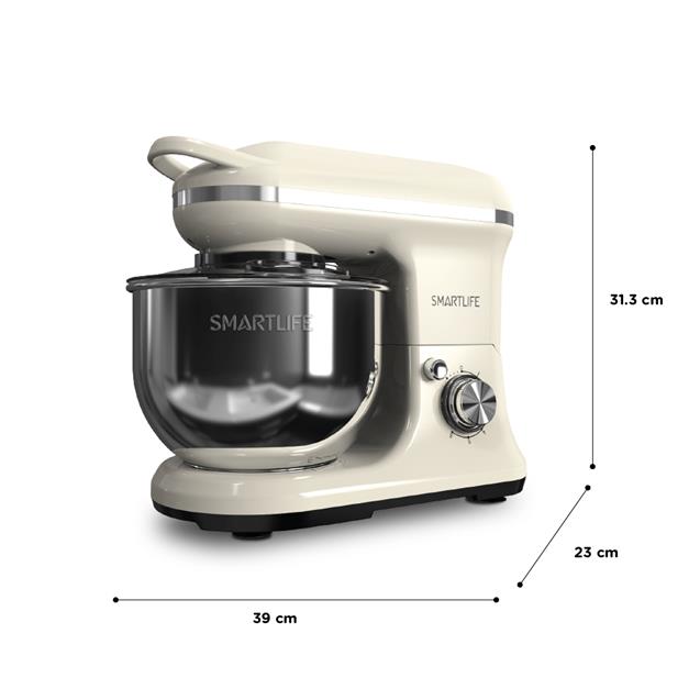 Batidora Planetaria Smartlife 1200w  5 Lts Beige (SM030I)