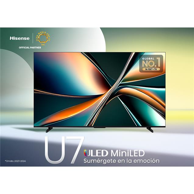 Smart Tv ULED Hisense  85" 4K Miniled Google-TV (85U7QG)