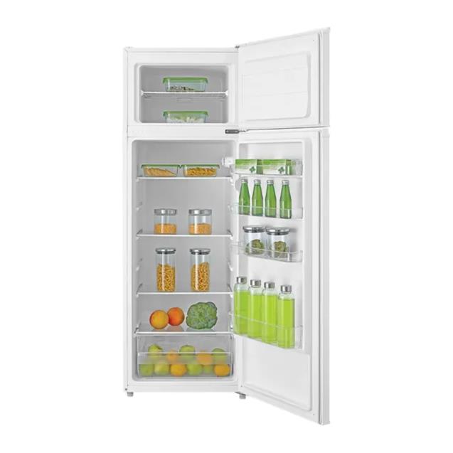 Heladera Midea Top Mount con Freezer Cíclica Blanca 240 L (MDRT333)