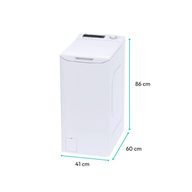Lavarropas Candy Carga Superior 7 kg 1200 rpm Blanco (CSTG272D11-12)