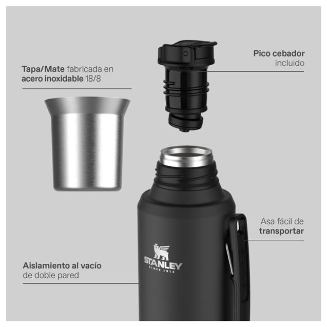 Termo Stanley Mate System Classic 1.2 Lts Verde (10-10297-016)