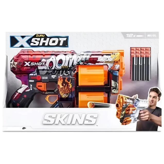 Juguete X-SHOT-SKINS-DREAD(12 DARTS) (GULL7299)