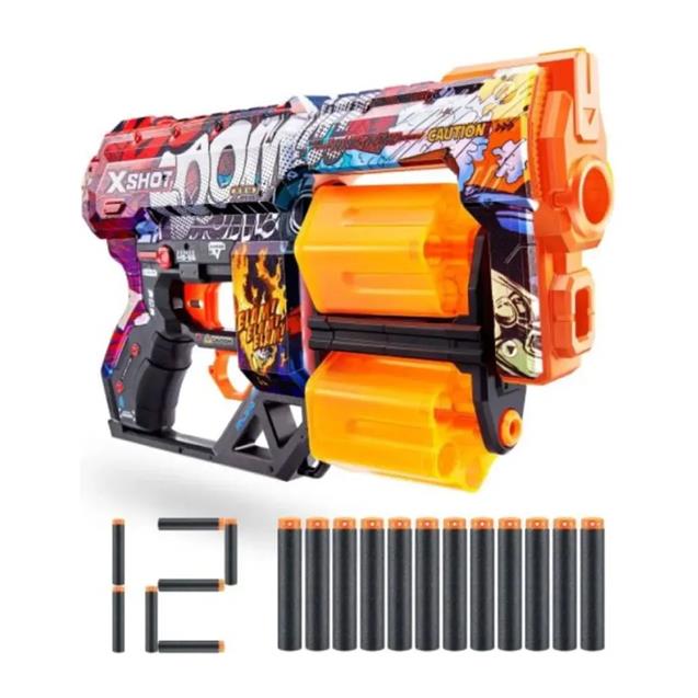 Juguete X-SHOT-SKINS-DREAD(12 DARTS) (GULL7299)