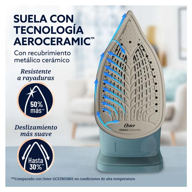 Plancha a Vapor Oster AeroGlide (GCSTAC7001AR)