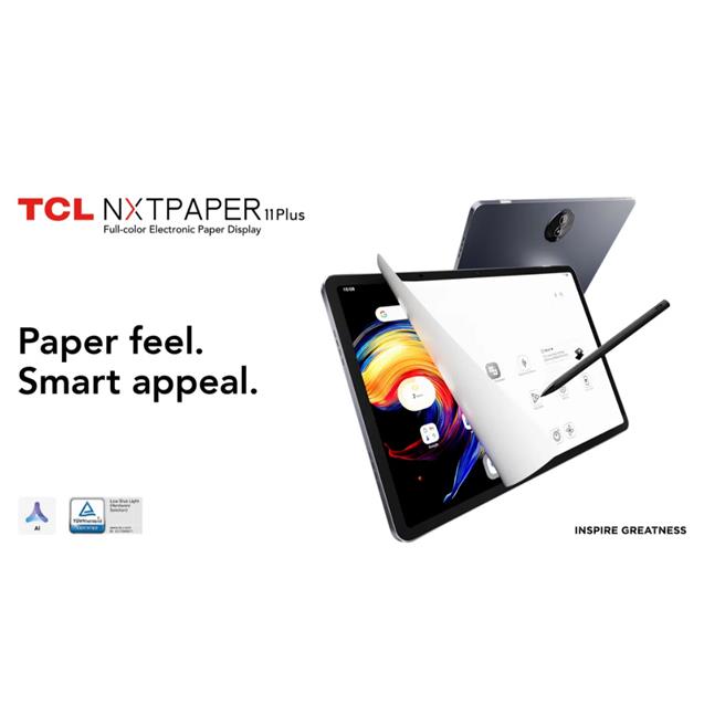 Tablet Tcl Nxtpaper 11.5” 256gb 8gb Plus Flipcase+T-Pen- Black(9469X2-2ALCAR11-3)