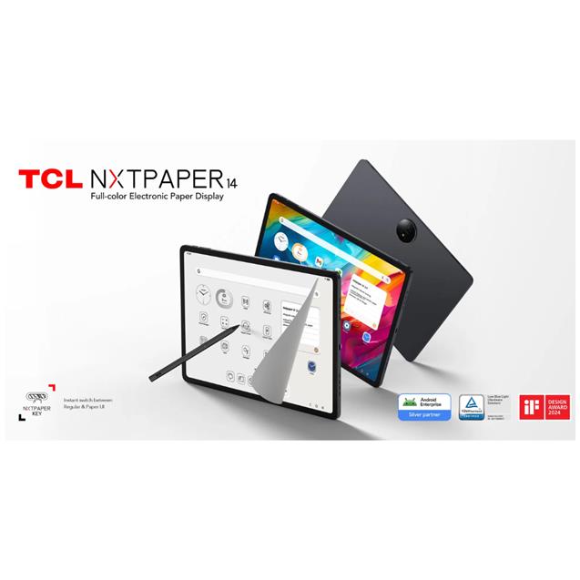 Tablet Tcl Nxtpaper 14,3" 256gb 8gb Flipcase Grey.