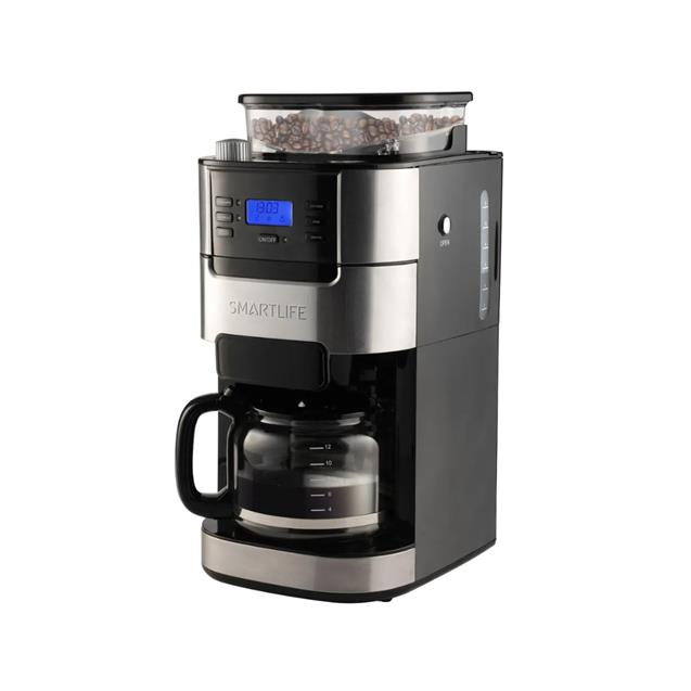 Cafetera de Filtro Smartlife Digital c/molinillo 12 Tazas (CMDG1025)