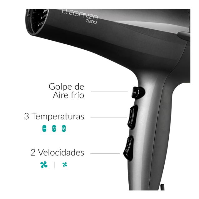 Secador Ga.Ma Eleganza ION (GELI)