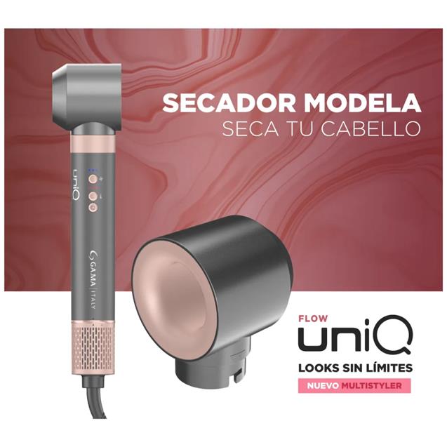 Cepillo Ga.Ma Uniq Multistyler Flow 4 Accs (UNQF4)