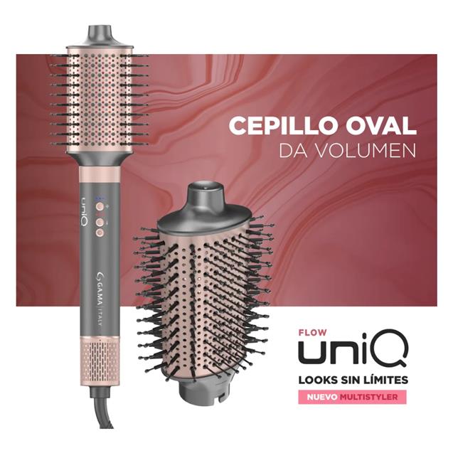 Cepillo Ga.Ma Uniq Multistyler Flow 4 Accs (UNQF4)