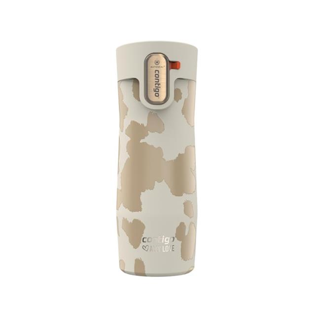 Vaso Termico Contigo Inox c/boton  473 ML Oatmilk Cowhidey