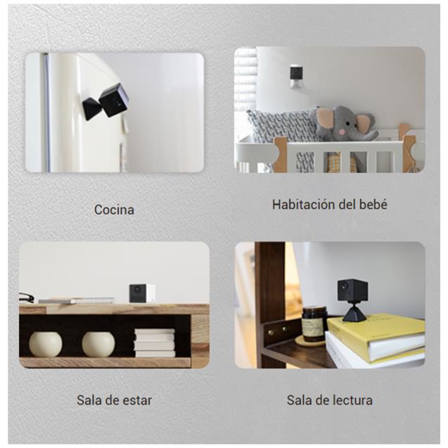 Cámara Ezviz CB2 2.8mm 1080p Interior Wifi Negro (R100-2D2WF-BK)