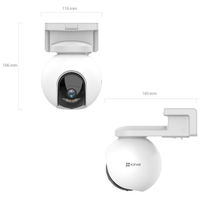 Cámara Ezviz HB8 Exterior 4MP (CS-HB8-R105-2C4WDL)