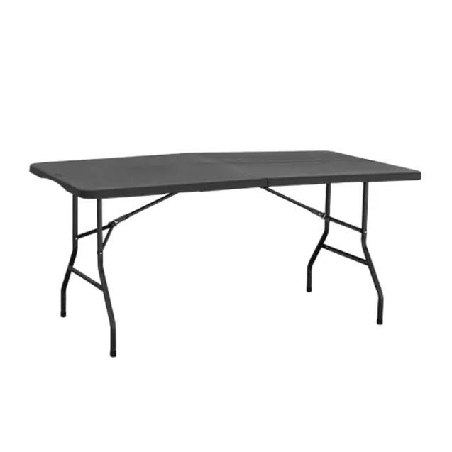 Mesa Plegable Utile Plástica 1,8 mtr Negro (21334)