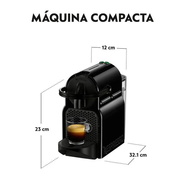 Cafetera Nespresso Inissia Black (D40-AR-BK-NE5-IMPO)