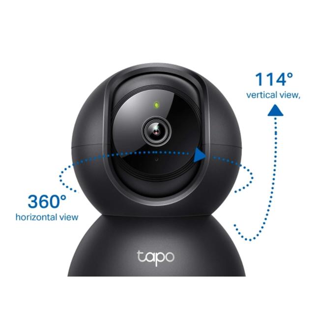 Camara Seguridad Tapo C201 Mov Remoto Day/Night SD Wifi IA Negra (C201)