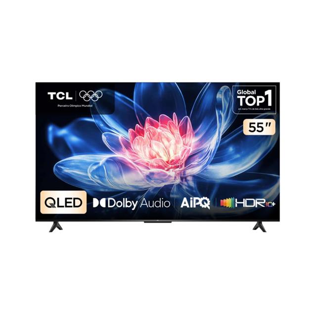 Smart TV QLED TCL 55" 4K UHD Google TV (55T6C)