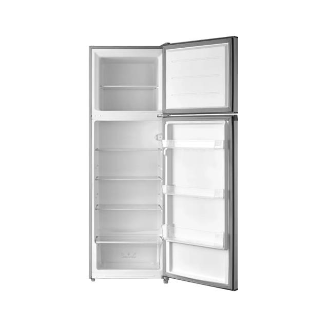Heladera Midea Top Mount con Freezer Cíclica Silver 295 L (MDRT414FGE50A)