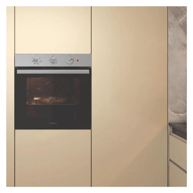 Horno Whirlpool Eléctrico. 71 Lts Silver (WOB71AS)