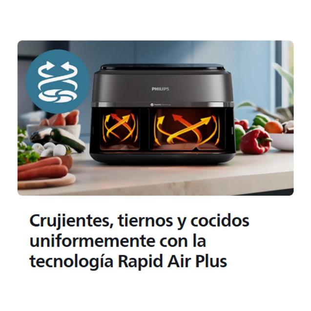 Freidroa Philips S/Aceite Dual 9 Lts (NA351/00)