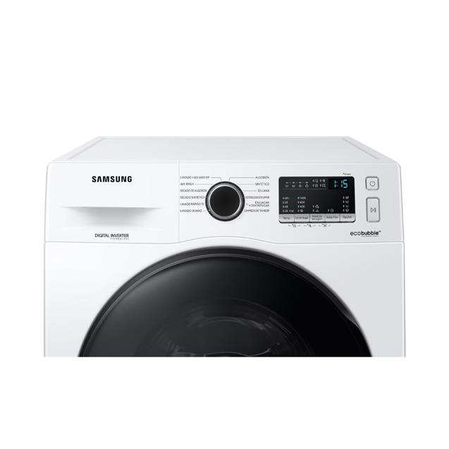 Lavasecarropas Samsung Carga Frontal Digital Inverter 11/7 kg 1400 rpm Blanco (WD11A4453BWUBG)