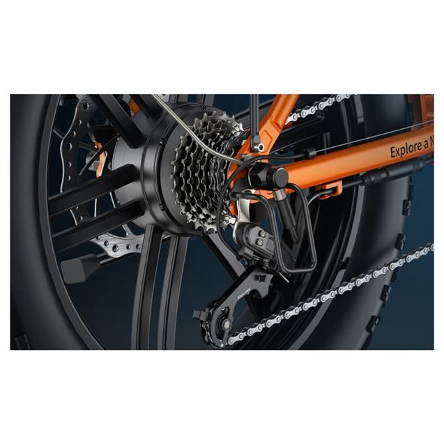Bicicleta Engwe eléctrica EP-2 PRO Plegable Gris 120km Autonomía