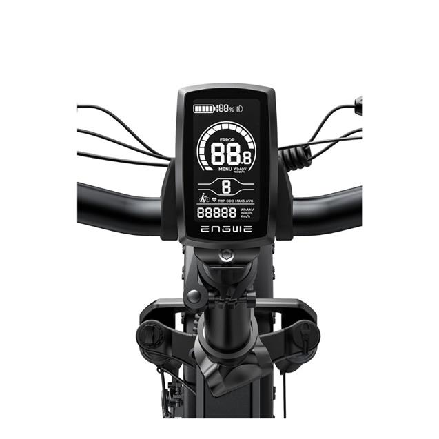 Bicicleta Engwe eléctrica EP-2 PRO Plegable Gris 120km Autonomía