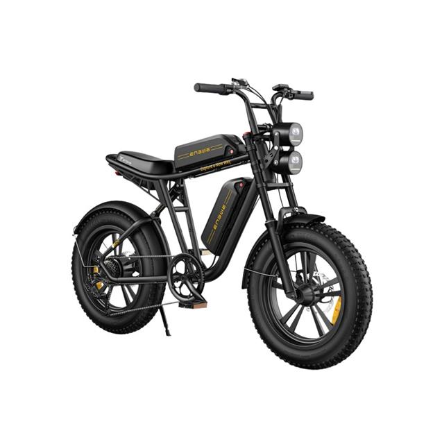 Bicicleta Engwe eléctrica M20 Negra Doble Batería y Suspensión
