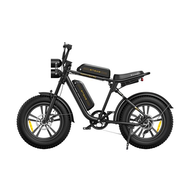 Bicicleta Engwe eléctrica M20 Negra Doble Batería y Suspensión