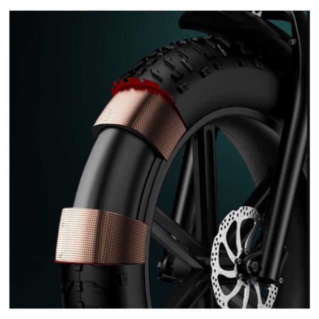 Bicicleta Engwe eléctrica M20 Negra Doble Batería y Suspensión