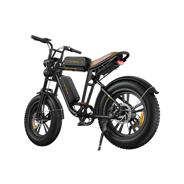 Bicicleta Engwe eléctrica M20 Negra Doble Batería y Suspensión