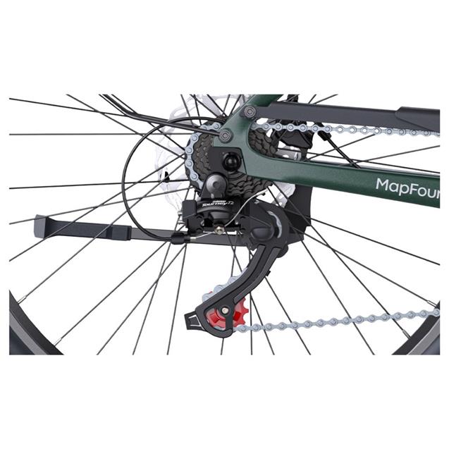 Bicicleta Engwe eléctrica N1 AIR Verde Cuadro carbono 250w 100km de autonomía
