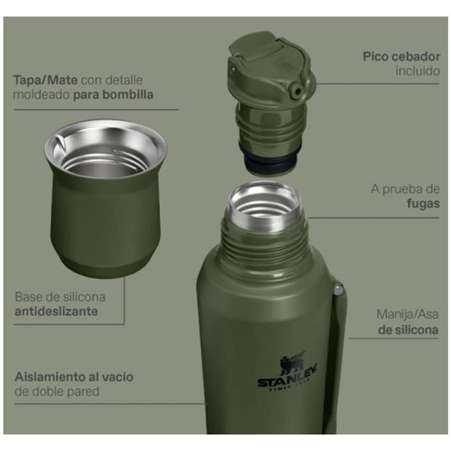 Termo Stanley Ideal Mate System 1.2 Lt Hammertone Frost (10-20725-034)