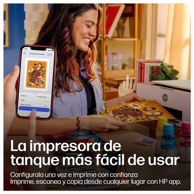 Impresora Hp Multifunción Smart Tank 583 (4a8d7a)
