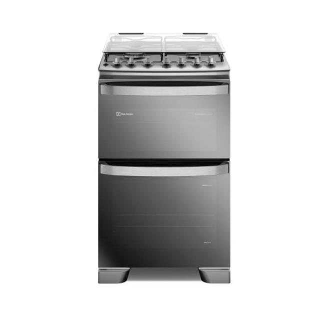 Cocina electrica/gas Electrolux Doble Horno 56cm Inox  (F4EDM)