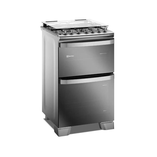 Cocina electrica/gas Electrolux Doble Horno 56cm Inox  (F4EDM)