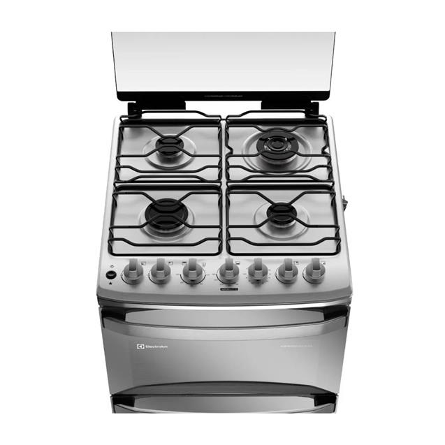 Cocina electrica/gas Electrolux Doble Horno 56cm Inox  (F4EDM)
