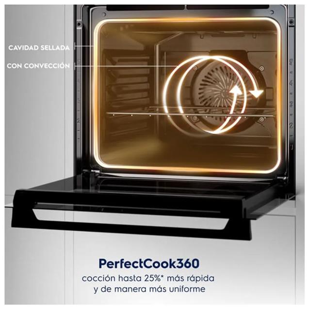 Cocina electrica/gas Electrolux Doble Horno 56cm Inox  (F4EDM)