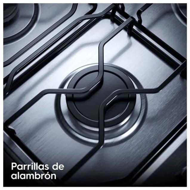 Cocina electrica/gas Electrolux Doble Horno 56cm Inox  (F4EDM)