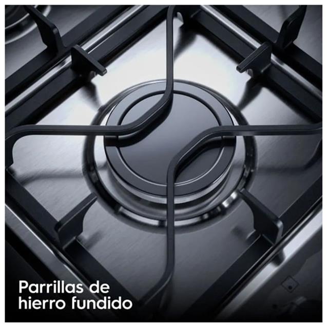 Cocina a Gas Electrolux Doble Horno Eléctrico/Gas 76 cm Inox  (F5EDM)