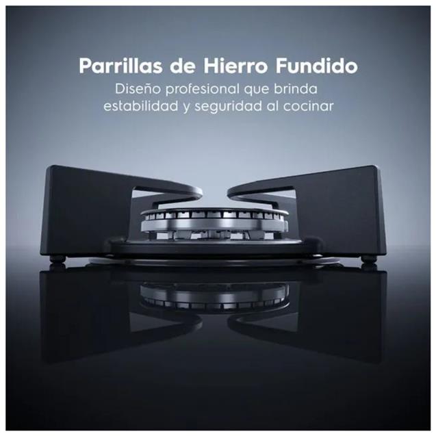 Cocina a Gas Electrolux Doble Horno Eléctrico/Gas AirFry 76 cm Inox (F5EAD)