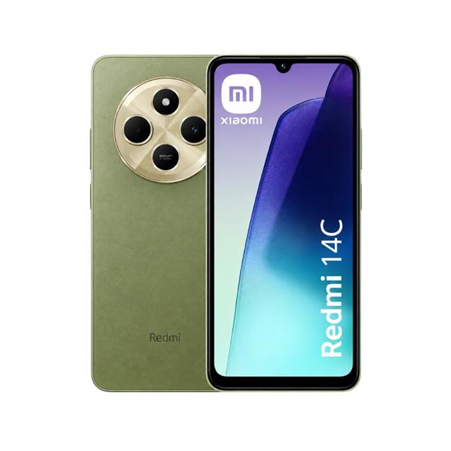 Celular Xiaomi Redmi 14C 4 GB 256 GB 4G Sage Green (MZB0JDPAR)