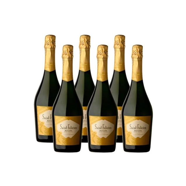 Caja Espumante Saint Felicien Nature Charmat Lungo x6 750cc