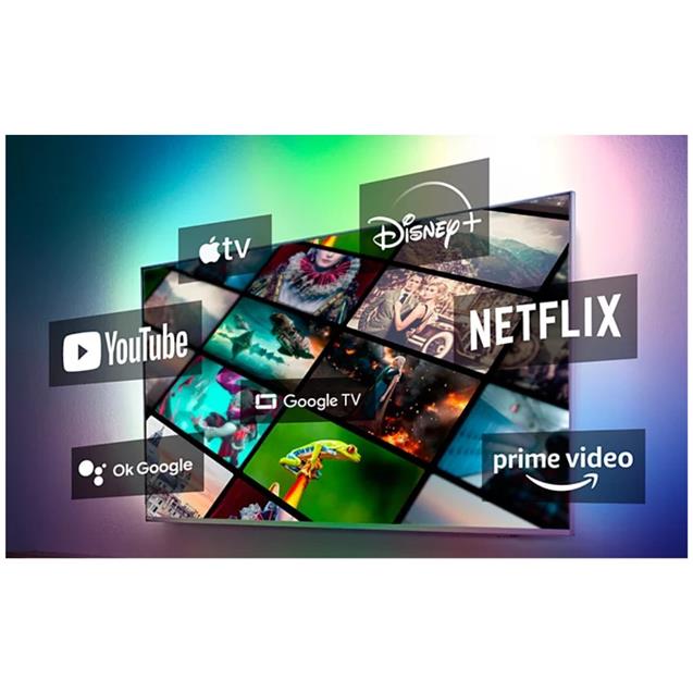 Smart TV LED Philips 43" 4K Google TV  (43PUD7408/77)