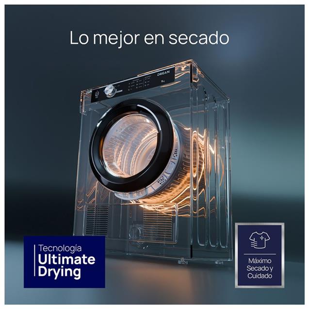 Secadora Drean 9 Kg. C/Salida Ext. Aire Caliente (SED090VBCL)