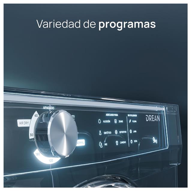 Secadora Drean 9 Kg. C/Salida Ext. Aire Caliente (SED090VBCL)