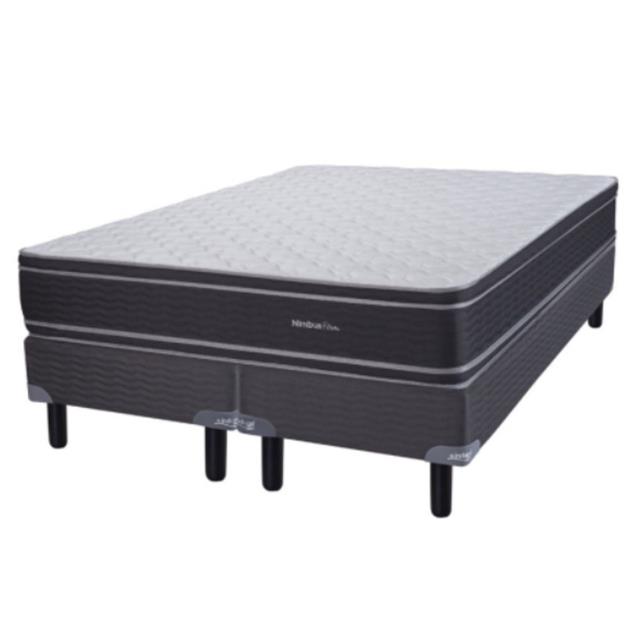 Conjunto Nimbus Firm + Som. Inducol Negro 180x200